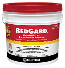 Custom Building Products RedGard Waterproofing & Crack Prevention Membrane - 3.5 Gallons