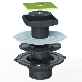 Ebbe Black ABS Clamp Collar Drain Kit – (E4022)