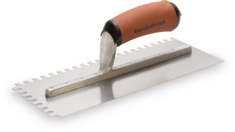 Marshalltown 11" x 4.5" U-Notched Trowel - 1/4" x 3/8" x 1/4"