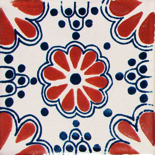 Talavera 4" x 4" Tile - Lace TCAZ