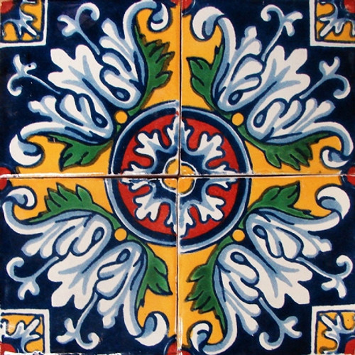 Talavera 4" x 4" Tile - T213