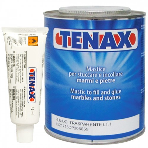 TENAX Flowing Transparent Polyester with Tube of Hardener - Liter - (TEFP02)