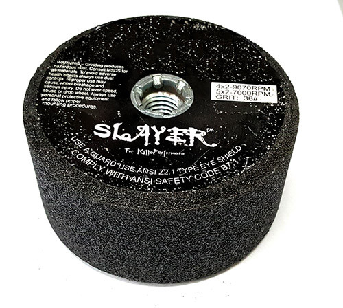 Slayer 4" Silicon Carbide Stone Cup - 36 grit - (SC436)