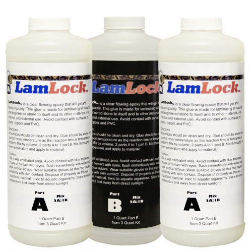 LamLock Crystal Clear Flowing Epoxy - 3 Quarts