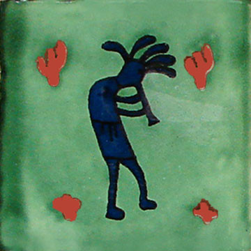 Talavera 4" x 4" Tile - Cocopel FVER