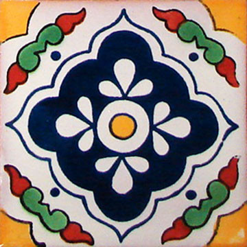 Talavera 4" x 4" Tile - Guadalajara