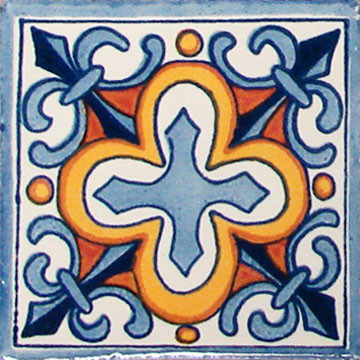 Talavera 4" x 4" Tile - Morisco AZ