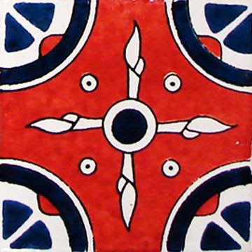 Talavera 4" x 4" Tile - Navajo TCAZ