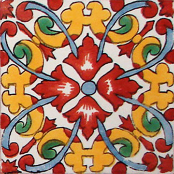 Talavera 4" x 4" Tile - T214
