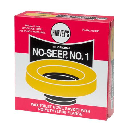 Harvey's Red Wax Ring - With Bolts