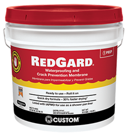 Custom Building Products RedGard Waterproofing & Crack Prevention Membrane - 1 Gallon
