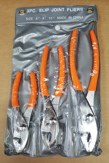 Slip-Joint Plier Set (6", 8", 10")