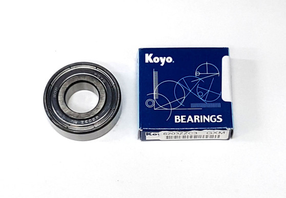 Koyo Deep Groove Bearing - 17 x 40 x 12mm - (6203-ZZC3)