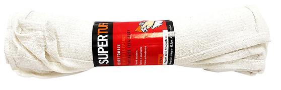 Terry Cloth Towels (6 pack) - Tile Tools