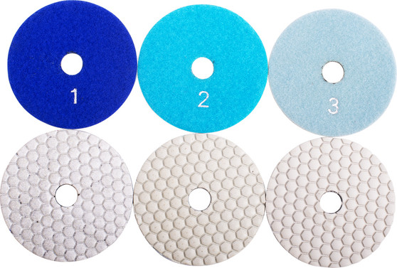 Diamond Vantage 3-Step Premium Dry Pad Set - 3 pc - (S-4DP-3STEP)