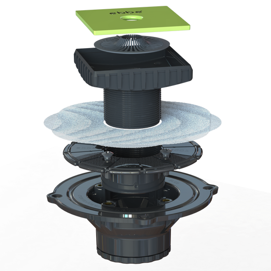 Ebbe Black ABS Clamp Collar Drain Kit – (E4022)