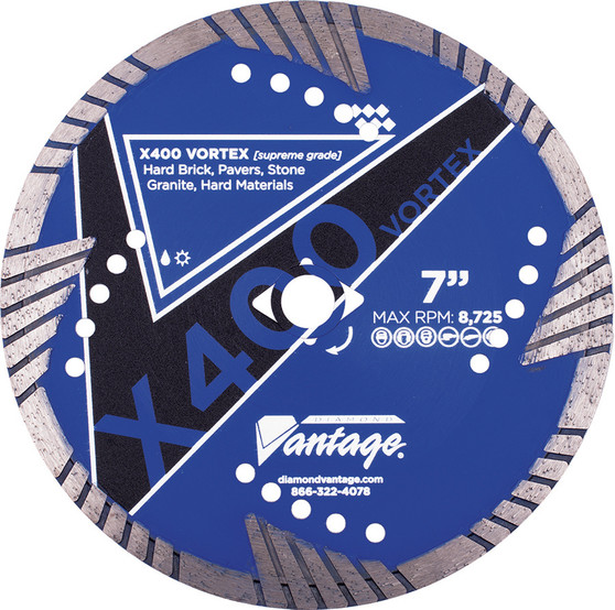 Diamond Vantage X400 VORTEX - Hard Material Blade