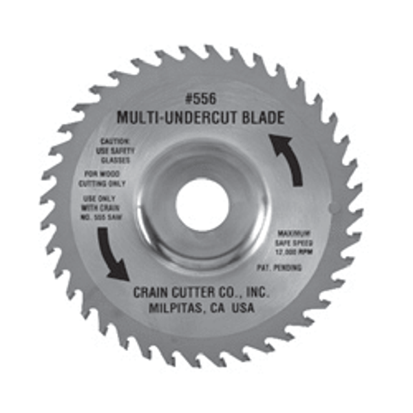 Crain Carbide Tipped Steel Under Cut Saw Blade - (556)