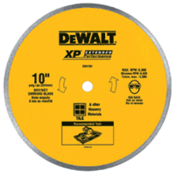 Dewalt 10" XP4 Continuous Wet Tile Blade