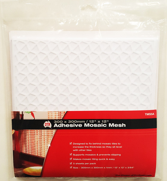 DTA Mosaic Backer with Adhesive 12x12 (5 Pack)