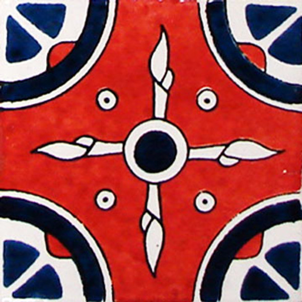 Talavera 4" x 4" Tile - Navajo TCAZ