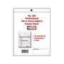Professional Tile & Stone Setter's Invoice Book