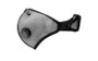 RZ Mask M2 Reusable Mesh Air Filtration Mask - Titanium