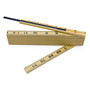 Rhino Rulers Folding Carpenter's Ruler 6' Length with 6" Sliding Extension - 55160