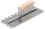 Marshalltown 11" x 4.5" Square-Notched Trowel - 1/2" x 1/2" x 1/2"