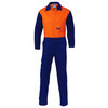 3425 DNC Patron Saint® Flame Retardant Two Tone Drill Overall Orange/Navy 3425 DNC Patron Saint® Flame Retardant Two Tone Drill Overall Orange/Navy