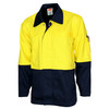 3431 DNC Patron Saint® Flame Retardant Two Tone Drill Welder’s Jacket Yellow/Navy 3431 DNC Patron Saint® Flame Retardant Two Tone Drill Welder’s Jacket Yellow/Navy