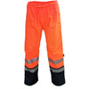 3472 DNC HiVis FR & HRC2 D/N Rain Pants Orange/Navy 3472 DNC HiVis FR & HRC2 D/N Rain Pants Orange/Navy