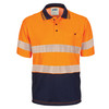 3517 DNC HiVis Segment Taped Cotton Backed Polo - Short Sleeve Orange/Navy 3517 DNC HiVis Segment Taped Cotton Backed Polo - Short Sleeve Orange/Navy