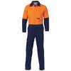 3852 DNC HiVis Cool-Breeze 2-Tone LightWeight Cotton Coverall Short Orange/Navy 3852 DNC HiVis Cool-Breeze 2-Tone LightWeight Cotton Coverall Short Orange/Navy
