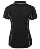 7LPI JB's Wear Ladies Piping Polo Black/White Back