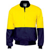 3757 DNC HiVis Two Tone Cotton Bomber Jacket Yellow/Navy 3757 DNC HiVis Two Tone Cotton Bomber Jacket Yellow/Navy