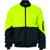 3761 DNC HiVis 2 Tone Day Bomber Jacket Yellow/Navy 3761 DNC HiVis 2 Tone Day Bomber Jacket Yellow/Navy