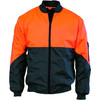 3761 DNC HiVis 2 Tone Day Bomber Jacket Orange/Navy