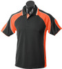 1300 Aussie Pacific Murray Mens Polo Black/Orange