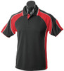 1300 Aussie Pacific Murray Mens Polo Black/Red