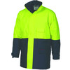3766 DNC HiVis Two Tone Parka Yellow/Navy 3766 DNC HiVis Two Tone Parka Yellow/Navy
