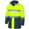 3768 DNC HiVis D/N Two Tone Parka Yellow/Navy