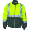3862 DNC HiVis Two Tone Flying Jacket with 3M R/Tape Yellow/Bottle