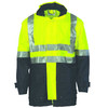 3867 DNC HiVis Two Tone Breathable Rain Jacket with 3M R/ Tape Yellow/Navy 3867 DNC HiVis Two Tone Breathable Rain Jacket with 3M R/ Tape Yellow/Navy