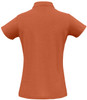 P400LS Ladies Crew Polo Orange Back