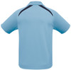 P7700B Kids Splice Polo Spring Blue/Navy Back