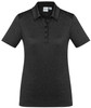 P815LS Ladies Aero Polo Black Marle P815LS Ladies Aero Polo Black Marle