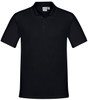 P815MS Mens Aero Polo Black Solid