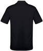 P815MS Mens Aero Polo Black Solid Back
