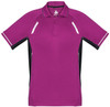 P700KS Kids Renegade Polo Magenta/Black/Silver